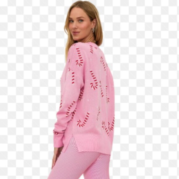 Brand New Beach Riot Callie Candy Cane Sweater - Picture 3 of 4